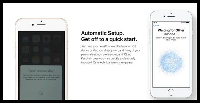 Как использовать автоматическую настройку Apple Quick Start для iOS и iPadOS