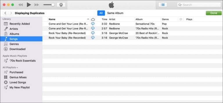 Как найти и удалить повторяющиеся песни в iTunes