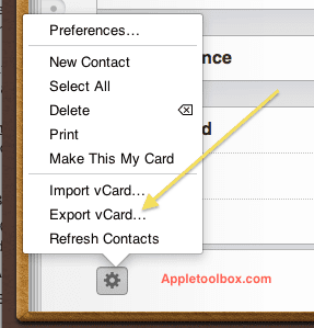 Как сделать резервную копию ваших контактов iCloud