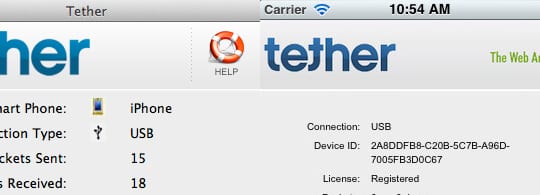 Как использовать iTether с Mac OS X