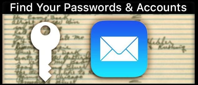 Найдите пароли и учетные записи электронной почты iPhone в iOS 13, 12 и 11