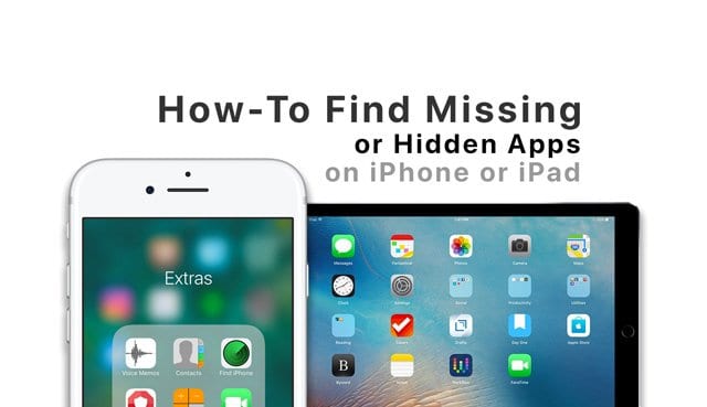 Как найти отсутствующие или скрытые приложения на iPhone или iPad