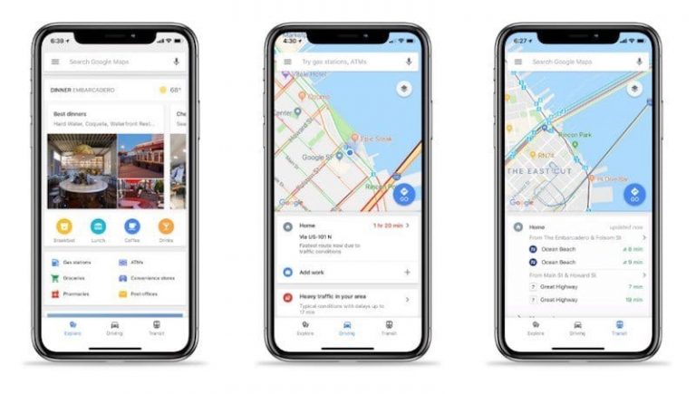 Как использовать новую панель просмотра Google Maps на вашем iPhone