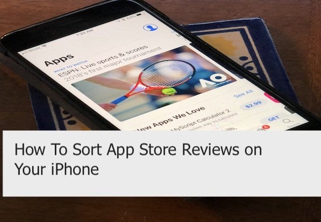 Как отсортировать обзоры в App Store на вашем iPhone или iPad