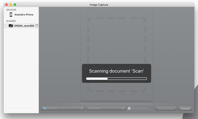 Как сканировать фотографии / изображения на Mac с помощью iPhoto или Photos