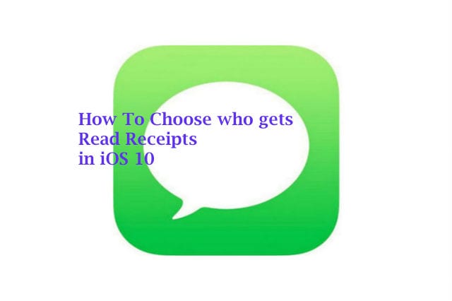 Как выбрать, кто будет получать уведомления о прочтении в iOS 10