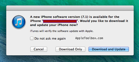 Apple выпускает iOS 7.1;  как обновить