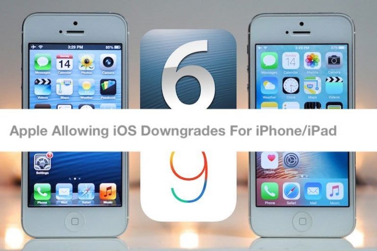 Apple разрешает понижение версии iOS для ваших старых iPhone и iPad