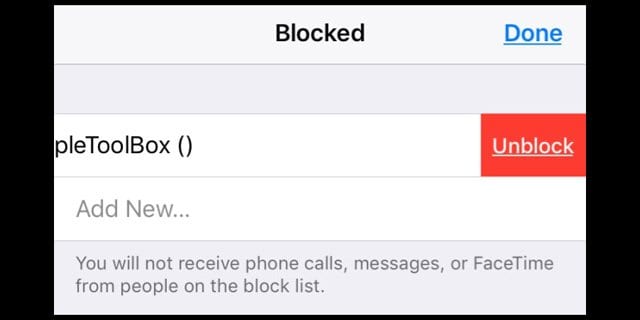 iOS: может ли заблокированный номер оставить голосовую почту?