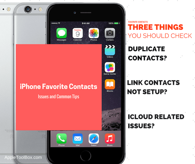 Избранные контакты iPhone не работают?  Почини это!