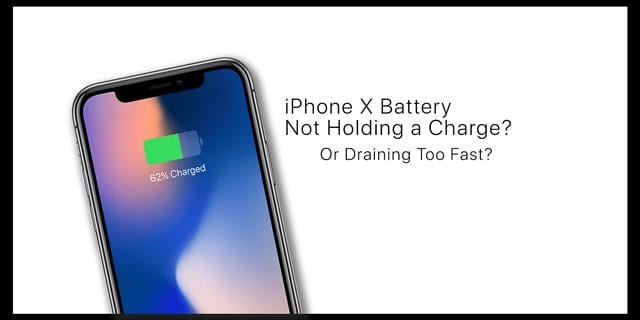 Аккумулятор iPhone XS / XR / X не заряжается?  Слив слишком быстро?