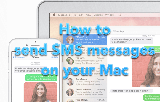 Как отправлять и получать SMS-сообщения в OS X Yosemite