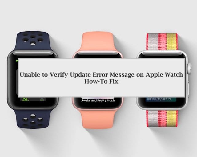 Невозможно проверить сообщение об обновлении на Apple Watch, как исправить