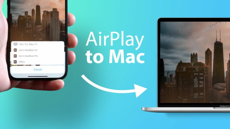 Как AirPlay Музыка и Видео с iPhone или iPad на Mac