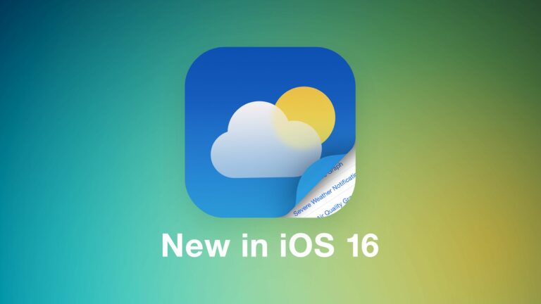 iOS 16: как получать уведомления о суровой погоде