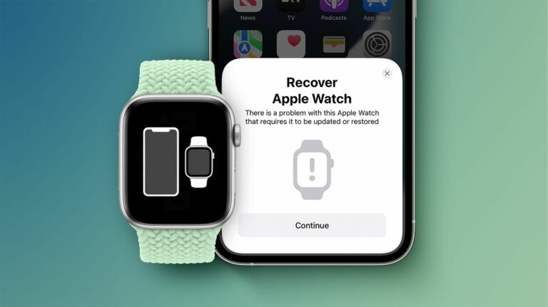 Как восстановить Apple Watch с помощью iPhone