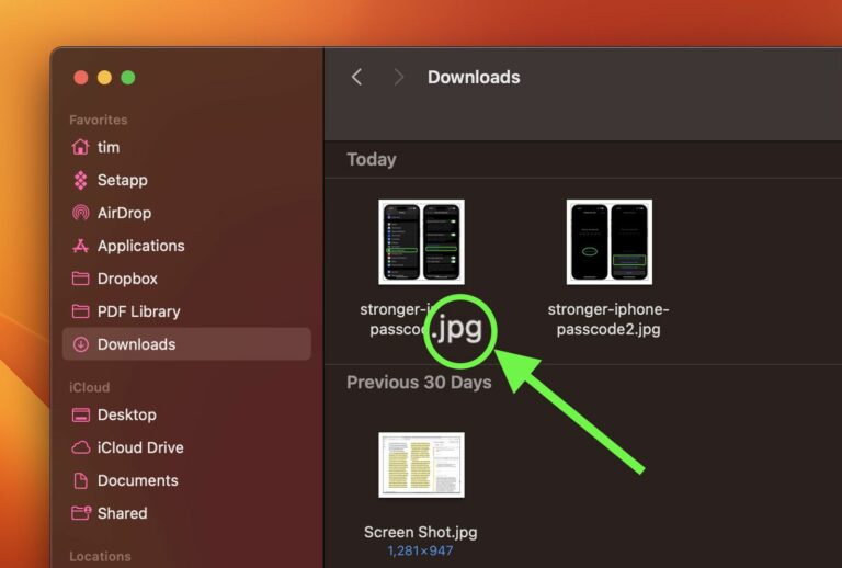 Как показать или скрыть расширения файлов на Mac, iPhone и iPad