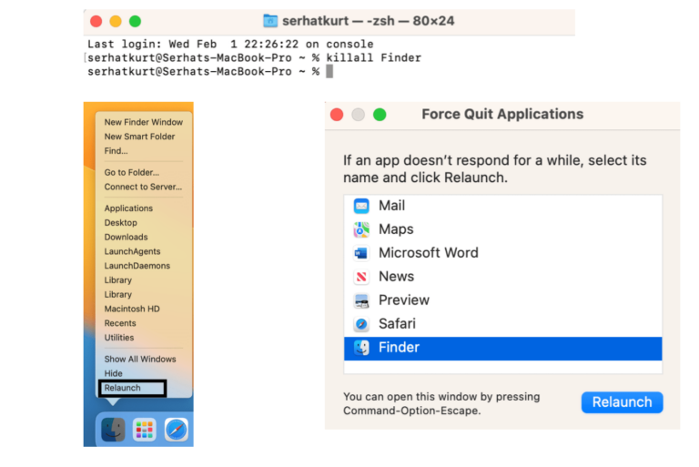 Как перезапустить Finder на вашем Mac •