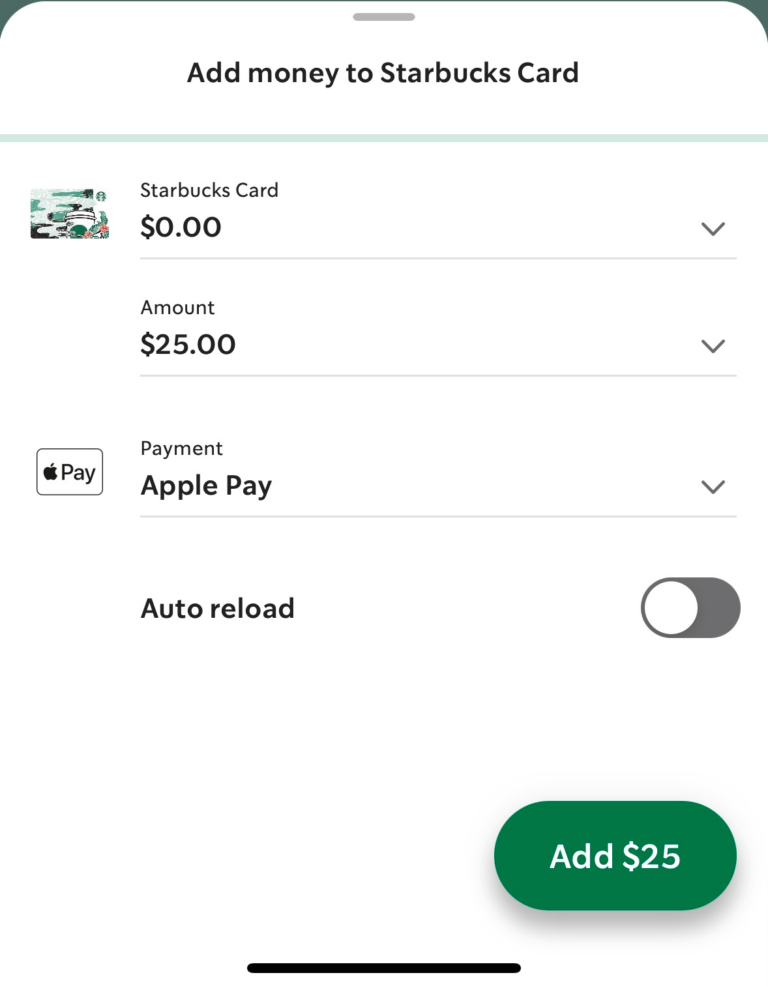 Да, Starbucks принимает Apple Pay