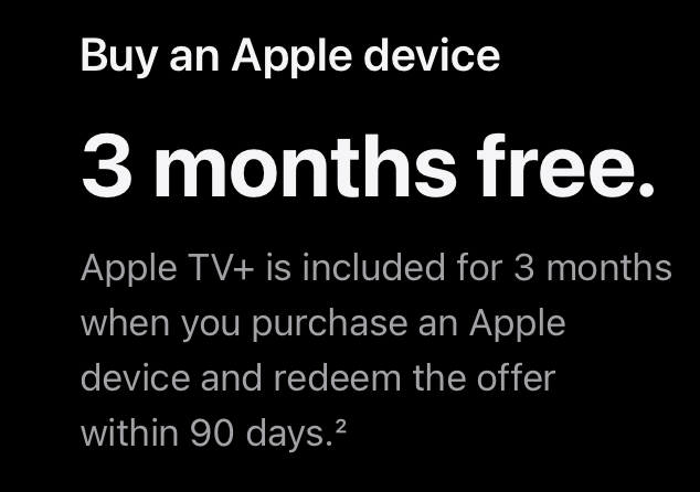 Не можете воспользоваться трехмесячной бесплатной пробной версией Apple TV?  Вот что делать •