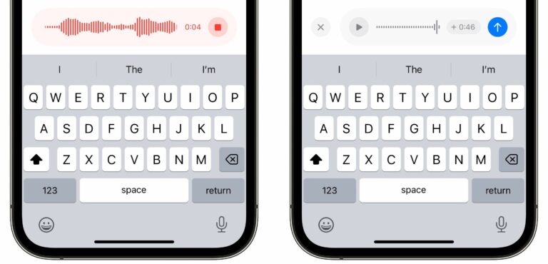 iOS 17: как отправить аудиосообщение в приложении Apple «Сообщения»