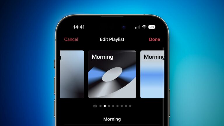 iOS 17.1: как добавить собственную иллюстрацию в плейлисты Apple Music